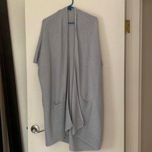 Boohoo poncho like sweater.